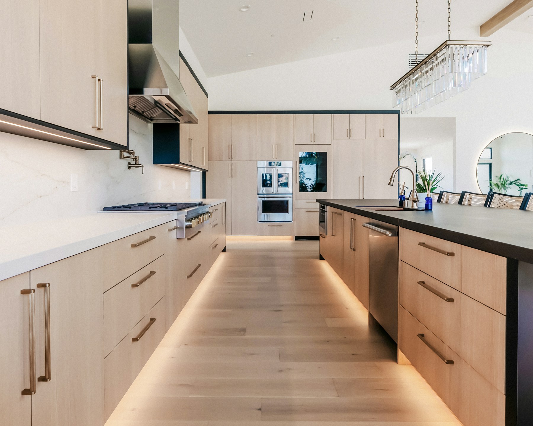 Modern kitchen with modular cabinetry