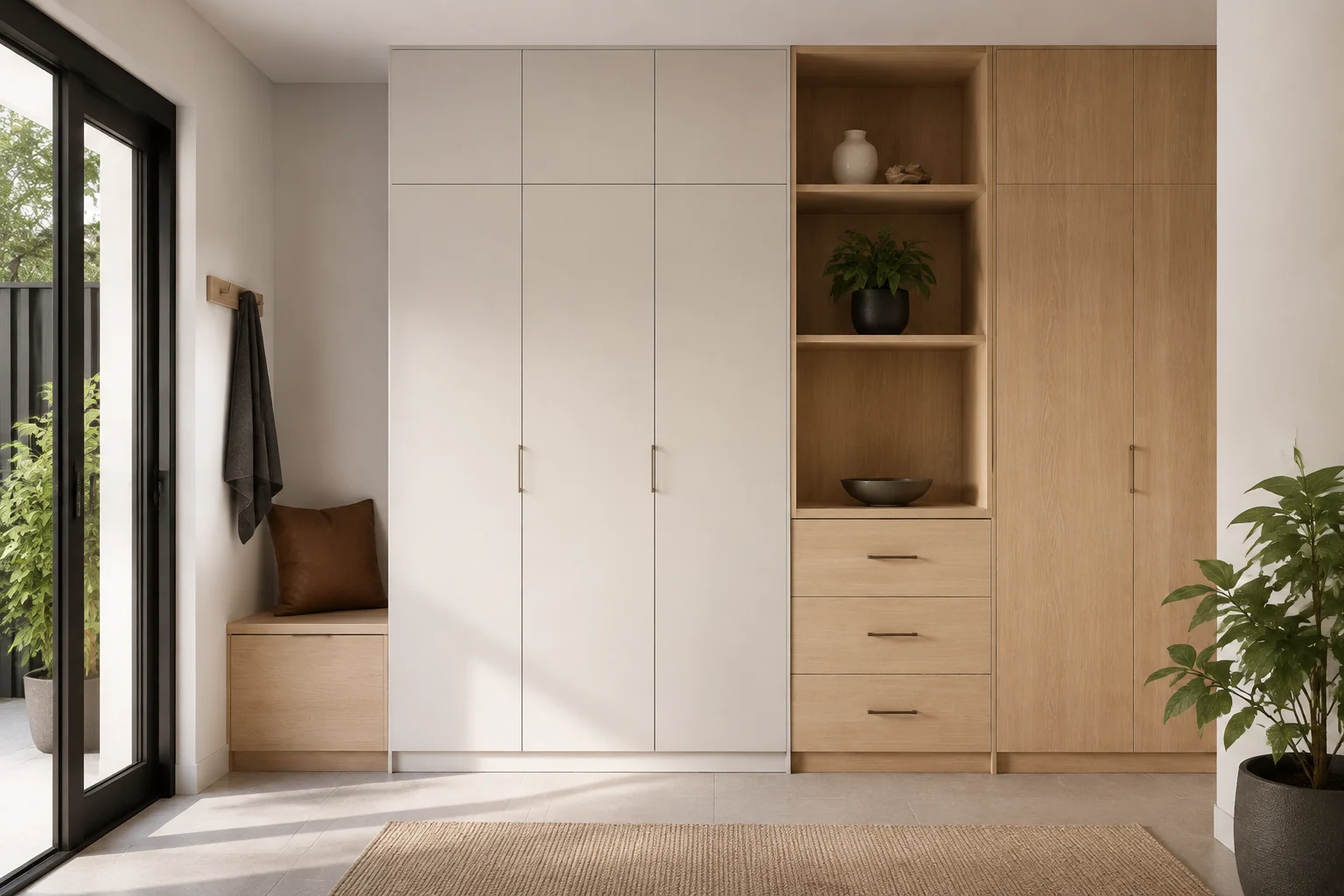 Built-in home storage cabinetry inspiration